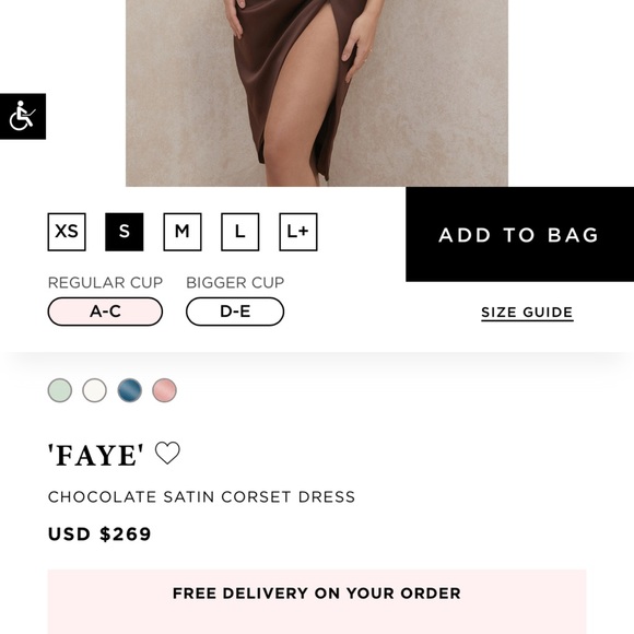 House of CB Chocolate Draped Midi Dress - Picture 2 of 8